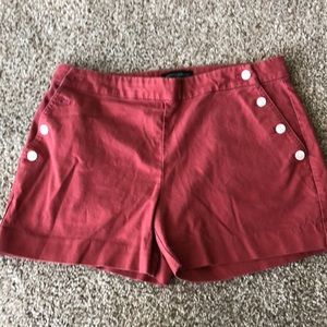Maroon High Waisted Pants